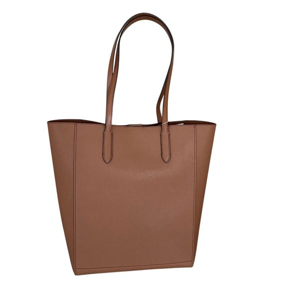 Michael Kors Vincent Large Saffiano Leather Brown Tote Bag With Card Case NWT - Picture 2 of 15